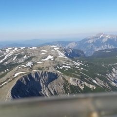 Flugwegposition um 14:41:57: Aufgenommen in der Nähe von Kapellen, Österreich in 2140 Meter